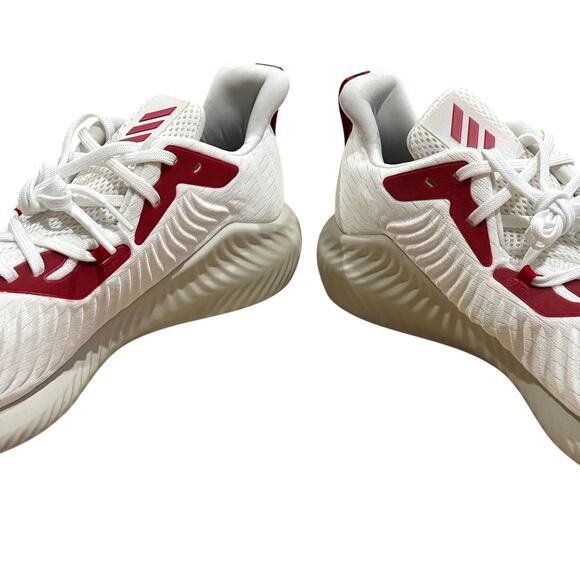 adidas Alphabounce Men’s Red White Athletic Sneakers SZ 14 Nebraska Player Issue main image 7